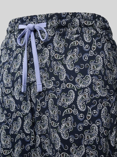 Christian Berg Woman Pyjamabroek met elastische band Donkerblauw - 2