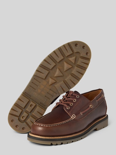 Vagabond Loafers van echt leer, model 'JAY' Middenbruin - 4