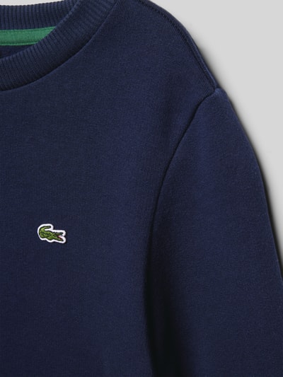 Lacoste Sweatshirt mit Label-Stitching Marine 2