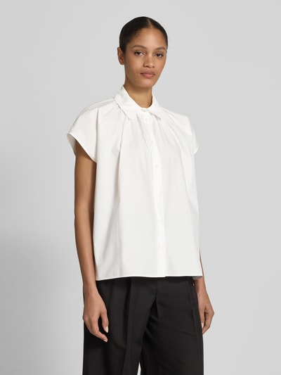 Weekend Max Mara Regular fit blouse met kapmouwen, model 'VALLO' Wit - 4