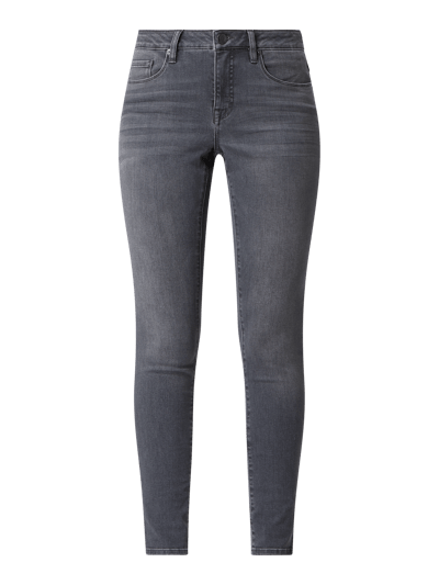 OPUS Slim Fit Jeans mit Stretch-Anteil Modell 'Elma' Hellgrau 2