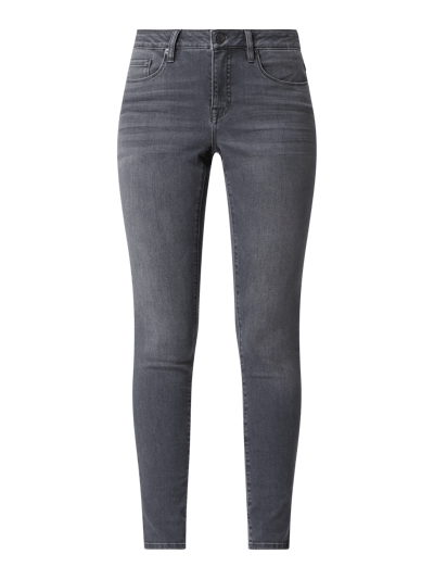 OPUS Slim Fit Jeans mit Stretch-Anteil Modell 'Elma' Hellgrau 2