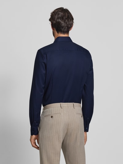 OLYMP Level Five Slim fit zakelijk overhemd met kentkraag Marineblauw - 5