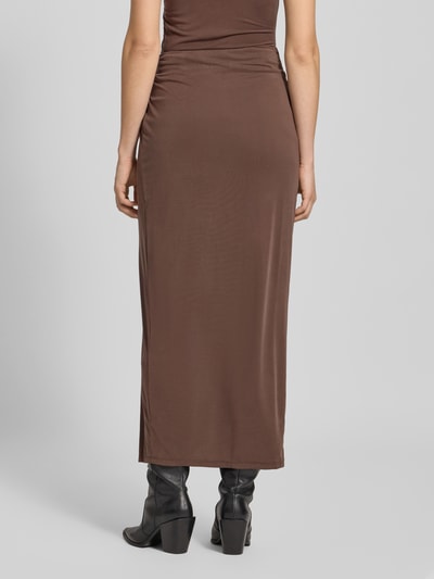LeGer by Lena Gercke Długa spódnica z marszczeniami Ciemnobrązowy 5