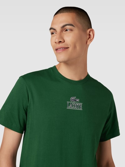 Lacoste T-Shirt mit Label-Print Gruen 3