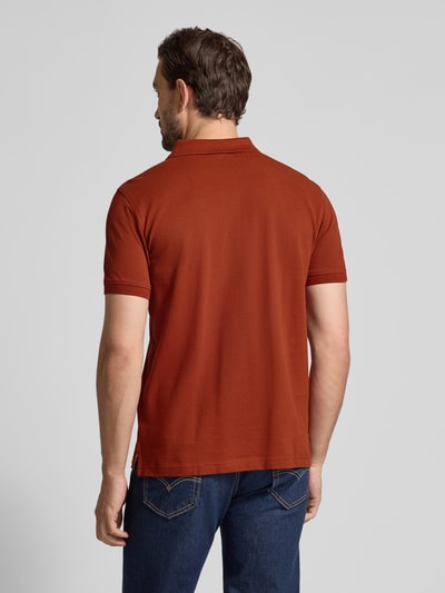 MCNEAL Poloshirt mit Label-Stitching Dunkelrot 5