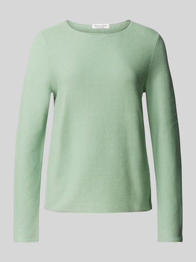 Marc O'Polo Regular Fit Strickpullover aus weicher Baumwolle Mint 1