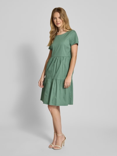 ROBE LÉGÈRE Knielange jurk in laagjeslook Lindegroen - 1