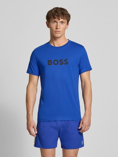 BOSS T-Shirt mit Label-Print Royal 4