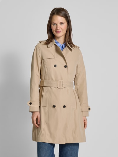 Tom Tailor Regular Fit Trenchcoat mit Gürtel Beige 4