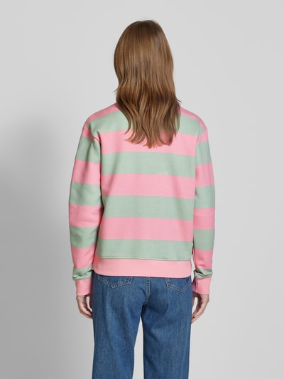 Christian Berg Woman Sweatshirt van katoenmix Felroze - 5