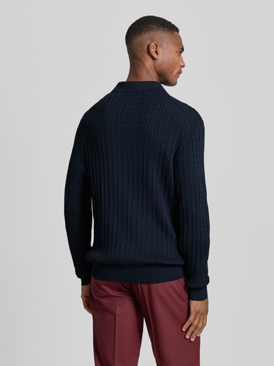 MCNEAL Gebreide pullover met polokraag Marineblauw - 5