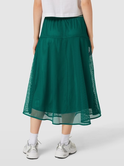 Marc O'Polo Denim Midirok met logo in band Fles - 5