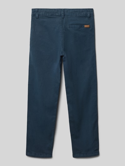 Productfoto, Hose met Gesäßtasche van Blue Seven in blauw, mix van katoen en elastaan, regular fit, steekzakken, achterzak, maat 116, binnenbeenlengte 50 cm