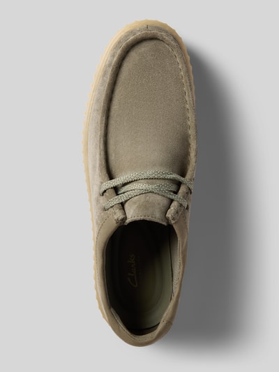Clarks Veterschoenen met rubberzool, model 'Torhill' Lindegroen - 3