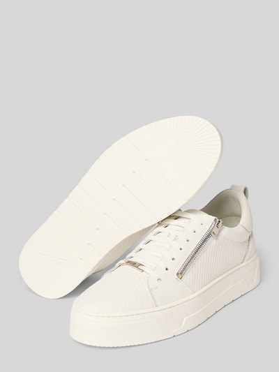 Antony Morato Ledersneaker mit Reißverschluss Weiss 4