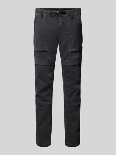 PME Legend Slim Fit Cargohose mit Label-Detail Modell 'FLIGHTRIDER' Anthrazit 2