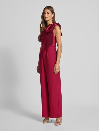 Forever New Jumpsuit mit Schleifen-Detail Modell 'Donna' Bordeaux 1