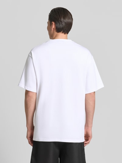 COLUCCI T-Shirt mit Label-Print Modell 'IKARUS' Weiss 5