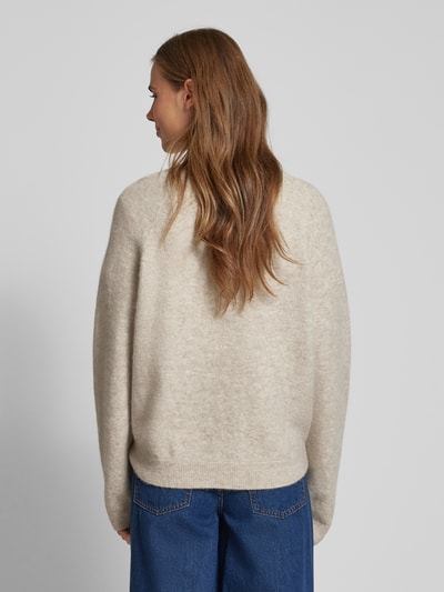 Drykorn Gebreide pullover met ronde hals, model 'PEMIRI' Beige gemêleerd - 5