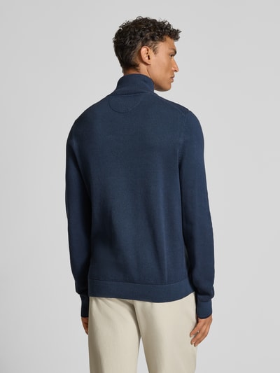 Lerros Gebreide pullover met schipperskraag Donkerblauw - 5