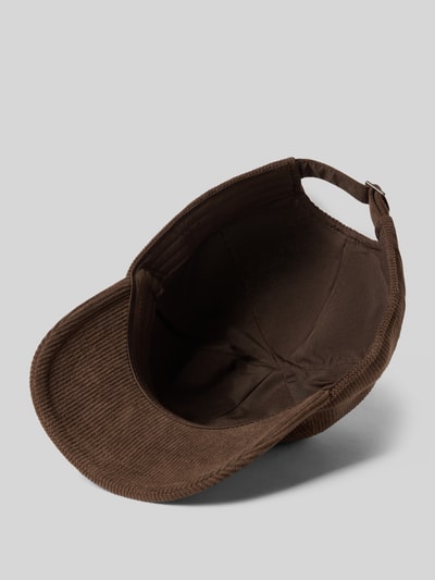 BOSS Cap mit Label-Stitching Modell 'Zed-CO' Dunkelbraun 2