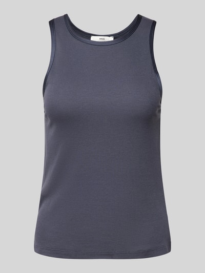 Mango Tanktop mit Feinripp Modell 'BALI' Marine 2