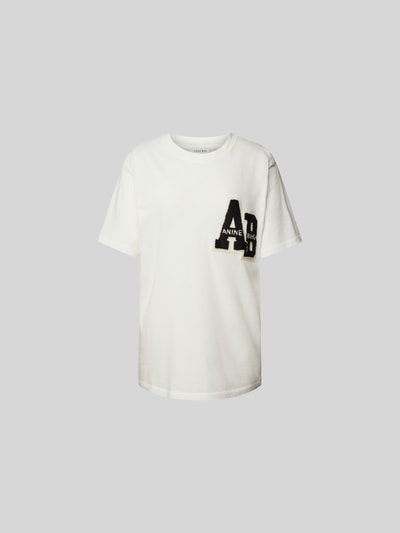 Anine Bing T-Shirt in Überlänge Offwhite 2