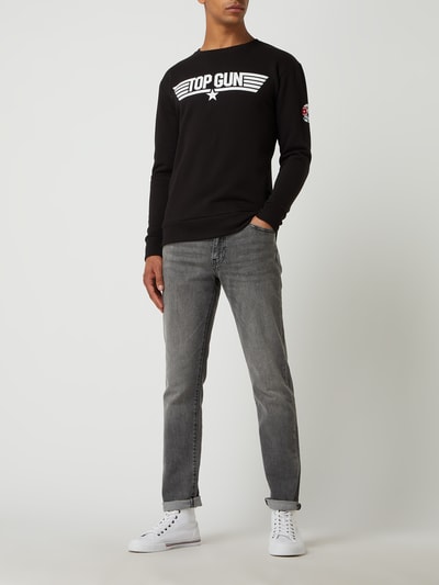 Top Gun Sweatshirt mit Logo Black 1