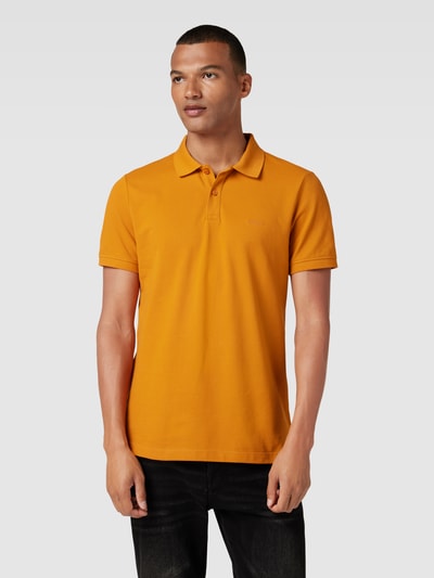 s.Oliver RED LABEL Poloshirt mit Label-Stitching Orange 4