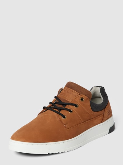 BULLBOXER Schnürschuhe mit Label-Details Cognac 2