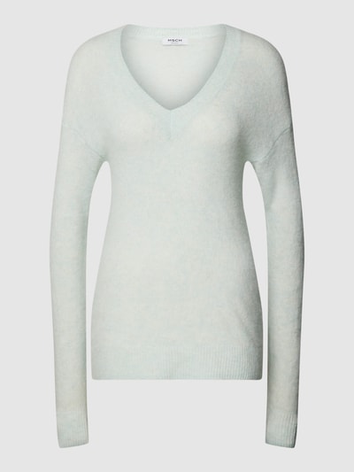 MSCH Copenhagen Gebreide pullover met V-hals, model 'Lisa Hope' Bleu - 2