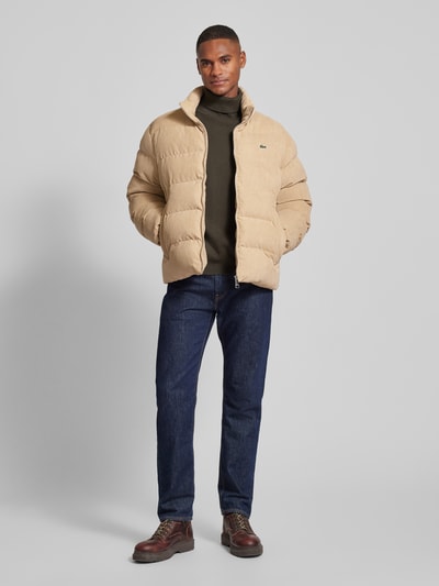 Lacoste Steppjacke in Cord-Optik Beige 1