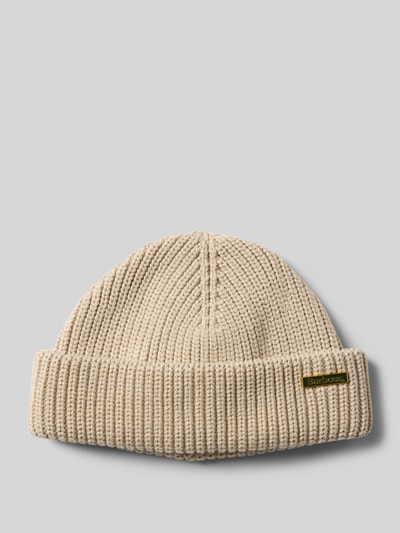 Barbour Beanie mit Woll-Anteil Modell 'MOSELY' Offwhite 1