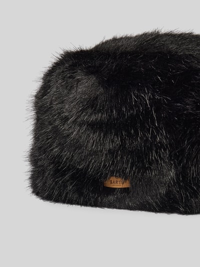 Barts Czapka z obszyciem ze sztucznego futra model ‘JOSH’ Czarny 2