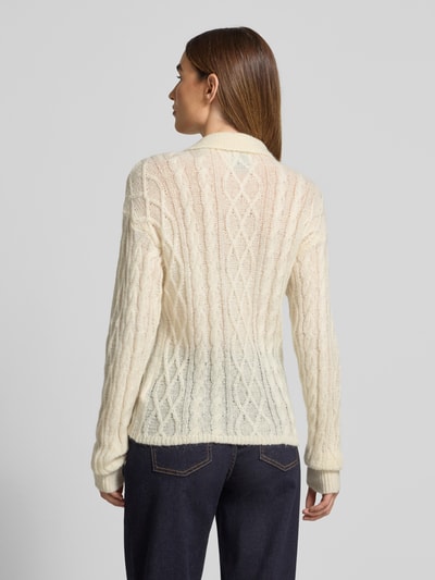 Scotch & Soda Gebreide pullover met kabelpatroon Beige - 5