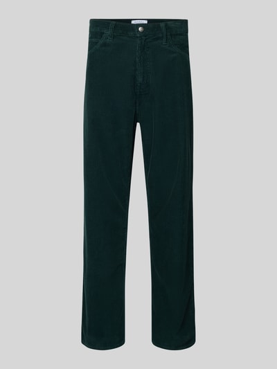 Edwin Corduroy broek met steekzakken, model 'MATRIX PANT' Donkergroen - 2