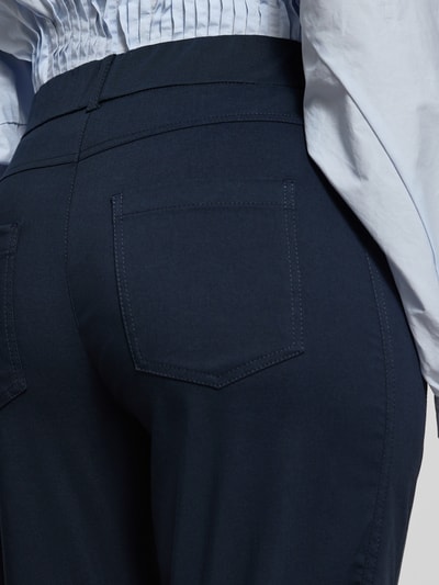 Stehmann Straight Fit Stoffhose mit Eingrifftaschen Modell 'Ornela' Marine 3