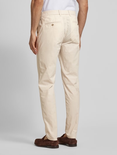 Marc O'Polo Tapered Fit Chino aus Baumwoll-Mix Model 'MOROT JOGGER' Beige 5