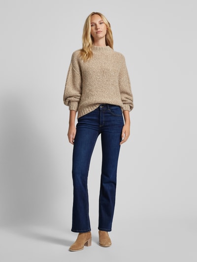 Tom Tailor Regular Fit High Rise Bootcut-Jeans mit Baumwolle Modell 'KATE' Jeansblau 1