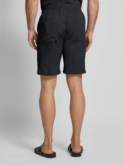 Lindbergh Relaxed Fit Shorts mit elastischem Bund Black 5