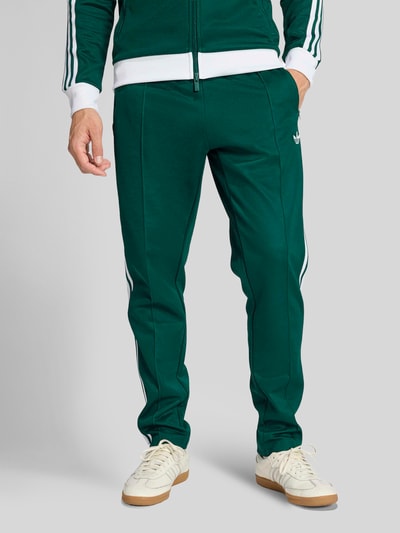 adidas Originals Slim Fit Sweathose aus Baumwoll-Mix Dunkelgruen 4