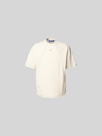 A-COLD-WALL Regular Fit T-Shirt mit Ziernähten Beige 2