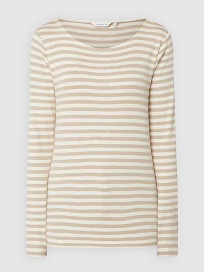 Tom Tailor Longsleeve mit Streifenmuster  Sand 2