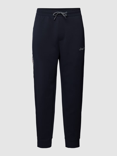 ARMANI EXCHANGE Sweatpants mit Label-Stitching Dunkelblau 2