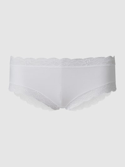 Hanro Heupslip met kant, model 'Cotton Lace' Wit - 2