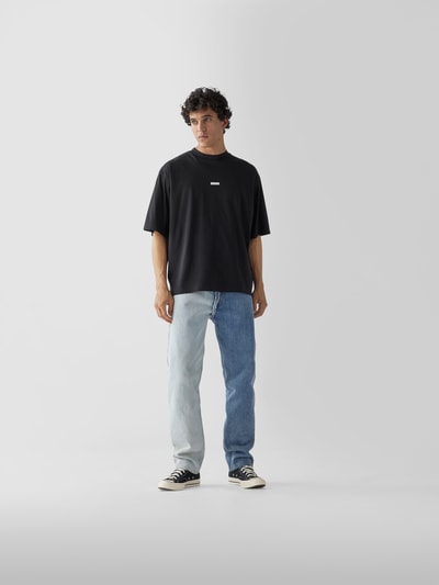 Marni T-Shirt mit Label-Patch Schwarz 1