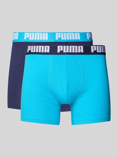 Puma Boxershort met labeldetail in een set van 2 stuks Aquablauw - 1