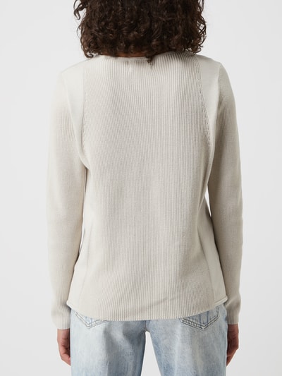 Christian Berg Woman Pullover met V-hals Steengrijs - 5