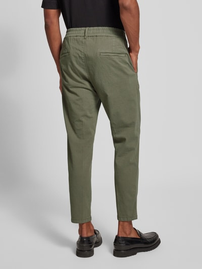 Drykorn Regular fit chino met paspelzakken, model 'CHASY 10' Leem - 5